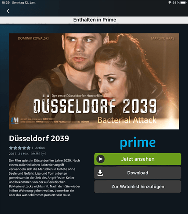 Amazon Prime - Düsseldorf 2039 Bacterial Attack